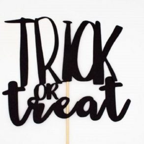 Trick or Treat on a stick