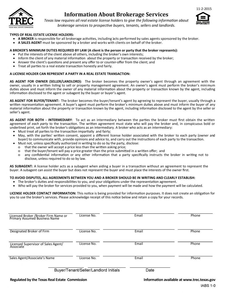 Texas Real Estate Commission Information Swedes Real Estate
