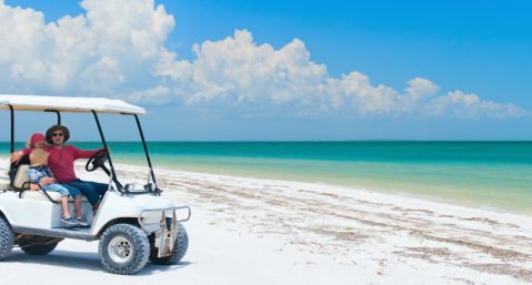 crystal beach golf cart rentals
