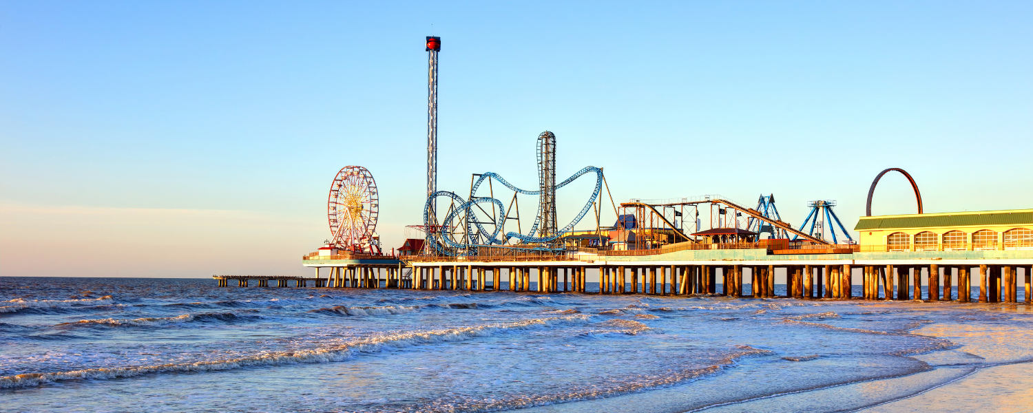 historic pleasure pier Galveston tx