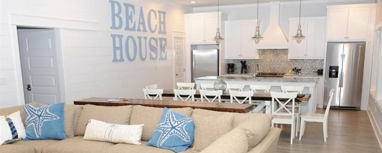 Texas beach house interior